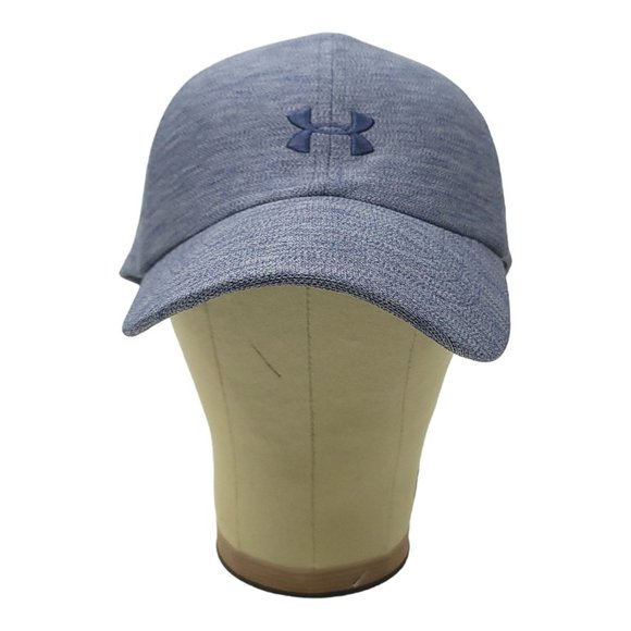 Under Armour Free Fit Tuck Strap Blue Cap Baseball Golf Running Tennis Hat - Picture 7 of 12